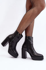  Laarsjes met hoge hak model 190201 Step in style 