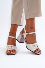  sandalen op hak model 195418 Step in style 