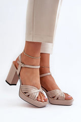  sandalen op hak model 195544 Step in style 