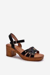  sandalen op hak model 196335 Step in style 