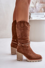  Laarzen met hoge hakken model 201320 Step in style 