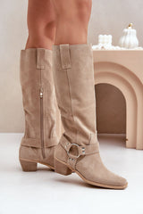  Laarzen met hoge hakken model 203901 Step in style 