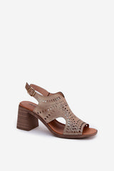  sandalen op hak model 211364 Step in style 