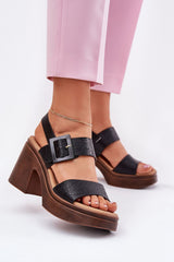  sandalen op hak model 213164 Step in style 