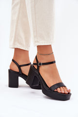  sandalen op hak model 214093 Step in style 