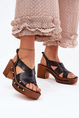  sandalen op hak model 214744 Step in style 