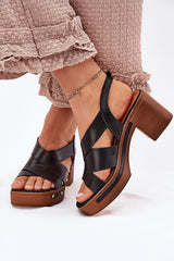  sandalen op hak model 214744 Step in style 