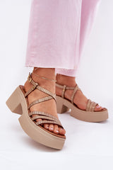  sandalen op hak model 214994 Step in style 