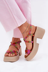  sandalen op hak model 215023 Step in style 