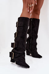  Laarzen met hoge hakken model 217203 Step in style 