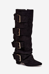  Laarzen met hoge hakken model 217203 Step in style 
