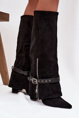  Laarzen met hoge hakken model 217211 Step in style 