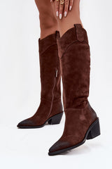  Laarzen met hoge hakken model 219399 Step in style 