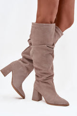  Laarzen met hoge hakken model 219403 Step in style 