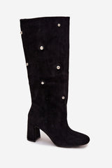  Laarzen met hoge hakken model 219862 Step in style 