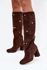  Laarzen met hoge hakken model 219863 Step in style 