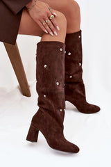 Laarzen met hoge hakken model 219863 Step in style 