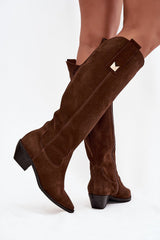  Laarzen met hoge hakken model 220208 Step in style 