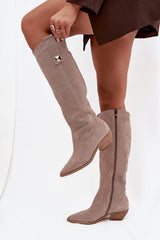 Laarzen met hoge hakken model 220209 Step in style 