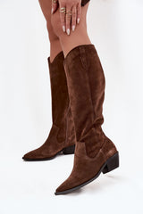  Laarzen met hoge hakken model 220211 Step in style 