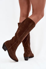  Laarzen met hoge hakken model 220211 Step in style 