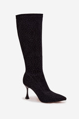  Laarzen met hoge hakken model 220213 Step in style 