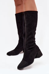  Laarzen met hoge hakken model 220220 Step in style 