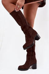  Laarzen met hoge hakken model 220223 Step in style 