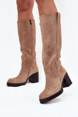  Laarzen met hoge hakken model 220225 Step in style 