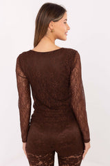  Kanten blouse model 220321 Italy Moda 