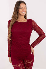  Kanten blouse model 220323 Italy Moda 