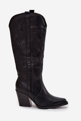  Laarzen met hoge hakken model 220714 Step in style 