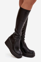  Laarzen met sleehak model 220718 Step in style 