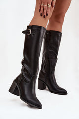  Laarzen met hoge hakken model 220722 Step in style 
