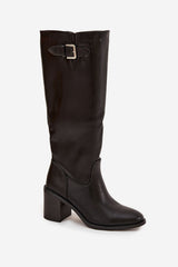  Laarzen met hoge hakken model 220722 Step in style 