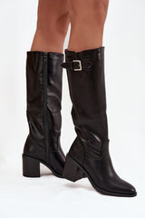  Laarzen met hoge hakken model 220722 Step in style 