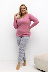  Plus Size Pyjama model 221197 Forever Pink 