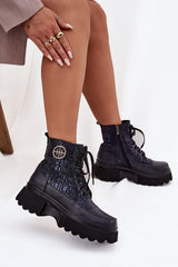  platform boots model 222950 Step in style 