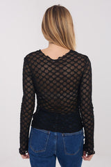  Kanten blouse model 223078 Factory Price 