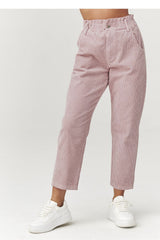  corduroy broek model 223241 Makadamia 