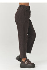  corduroy broek model 223243 Makadamia 