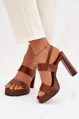  sandalen op hak model 226114 Step in style 