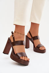  sandalen op hak model 226115 Step in style 
