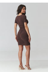  Formele jurk model 227587 Makadamia 