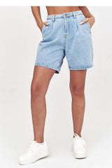  Jeans shorts model 228315 Makadamia 