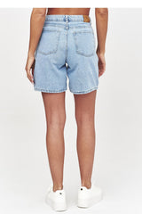  Jeans shorts model 228315 Makadamia 