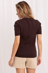  Trui met korte mouwen model 230897 Italy Moda 