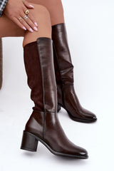  Laarzen met hoge hakken model 231621 Step in style 