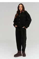  corduroy broek model 232017 Makadamia 