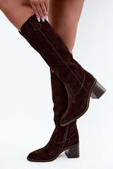  Laarzen met hoge hakken model 232093 Step in style 